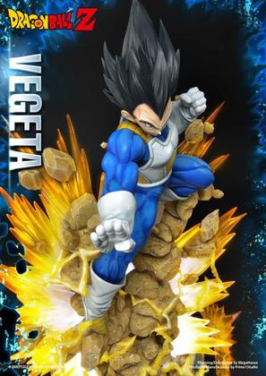 Estátua Super Saiyan Vegeta Deluxe - Dragon Ball Z - Mega