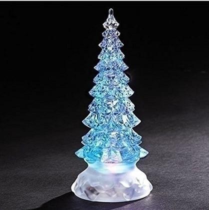 Imagem de Estatueta de mesa Roman Holiday Pine Tree 22 cm com luz