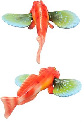 Imagem de Estatueta de peixe realista Estatuetas de animais marinhos Modelo de animais oceânicos de plástico para suporte educacional de ciência