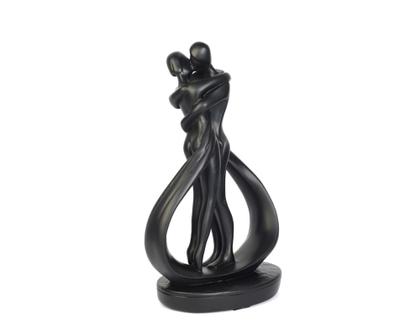 Imagem de Estatueta Decoração Casal  Premium  Casal se Beijando Abraçado