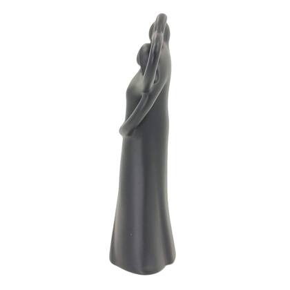 Imagem de Estatueta Decorativa De Casal em Cerâmica Escultura Estátua Namoro Namorados Amor 