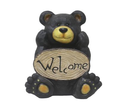 Imagem de Estatueta Hi-Line Gift Ltd Thinking Bear Outdoor 31x25x37 cm