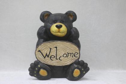 Imagem de Estatueta Hi-Line Gift Ltd Thinking Bear Outdoor 31x25x37 cm