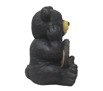 Imagem de Estatueta Hi-Line Gift Ltd Thinking Bear Outdoor 31x25x37 cm