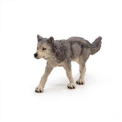 Imagem de Estatueta Papo Wild Animal Kingdom Grey Wolf 53012 Crianças de 3 anos ou mais