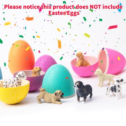 Imagem de Estatuetas de animais, conjunto de brinquedos Toymany Mini Dog, 12 peças, presente para crianças