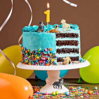 Imagem de Estatuetas de animais, conjunto de brinquedos Toymany Mini Dog, 12 peças, presente para crianças