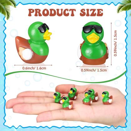 Imagem de Estatuetas de pato-real de resina para decoração - 200 unidades