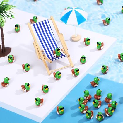 Imagem de Estatuetas de pato-real de resina para decoração - 200 unidades