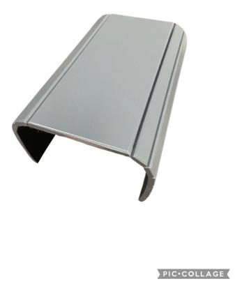 Imagem de Esteira Bandeja Suporte Reta Flexível Para Braço Sofá Cinza