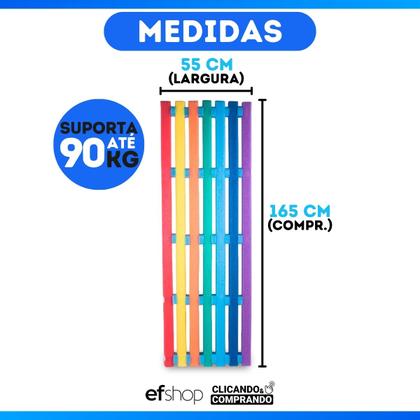 Imagem de Esteira Boia Flutuante Espaguete Cama Colchão Colorido