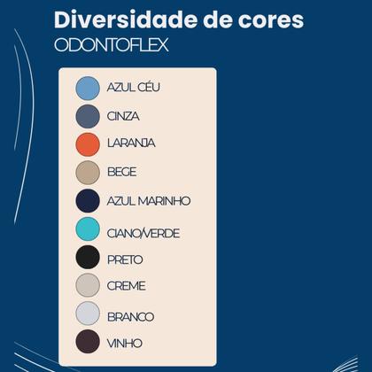 Imagem de Esteira De Massagem Vibratória Cadeira De Dentista Odontoflex Na Cor Creme