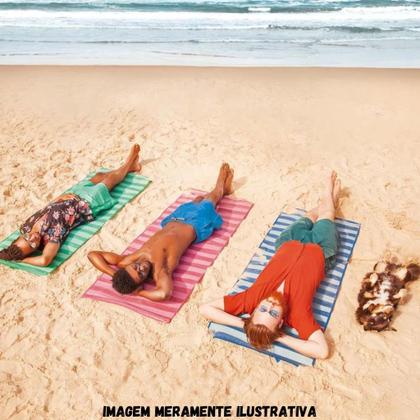 Imagem de Esteira De Praia 1,8m X 90cm Impermeável Vermelho 3655 Mor