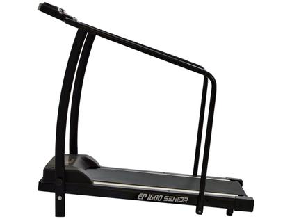 Imagem de Esteira Elétrica EP 1600 Sênior Academia Dobrável 5 Funções Fitness Casa Exercício Bivolt Preto