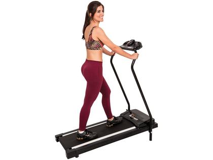 Imagem de Esteira Elétrica Ergométrica Bivolt 110v 220v EP 1100 Com 5 Funções E Porta Copos