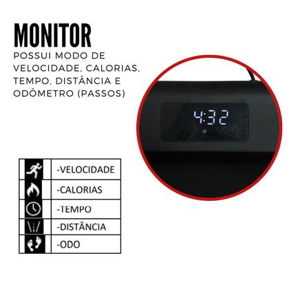 Imagem de Esteira Elétrica Ergométrica Dobrável Portátil 2 em 1 120Kg 10Km/h 2.0hp Importway Iwest2x1-10