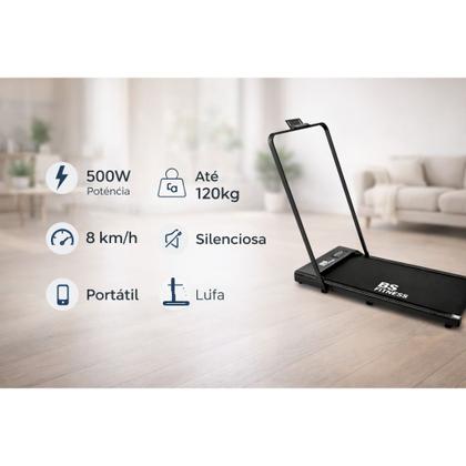 Imagem de Esteira Elétrica Fitness 110v Sport Dobrável Minimalista Silenciosa Apartamento Esporte