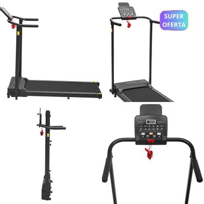 Imagem de Esteira Ergométrica Elétrica Dobrável SlimWalk Mile 220v Suporta 120kg Compacta com Amortecimento
