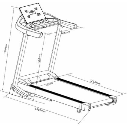Imagem de Esteira Ergométrica Elétrica Gallant Elite Pro 4.0hp 18km/H 130kg 220v (Gee13e40a-220pt)