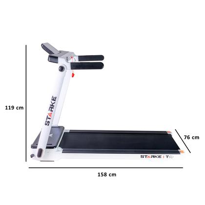 Imagem de Esteira Ergométrica Starke T60 Dobrável e Compacta com Conexão Bluetooth para Apps de Treino