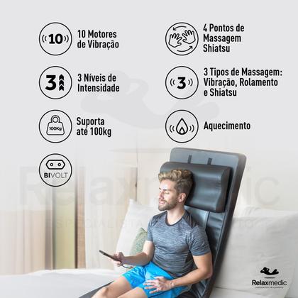 Imagem de Esteira Massageadora Shiatsu Luxury Relaxmedic