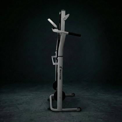 Imagem de Esteira Mecânica de Caminhada Self Machine com Display Mile Fitness Ergometrica Academia Equilíbrio Constância Branca