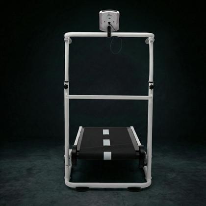 Imagem de Esteira Mecânica de Caminhada Self Machine com Display Mile Fitness Ergometrica Academia Equilíbrio Constância Branca