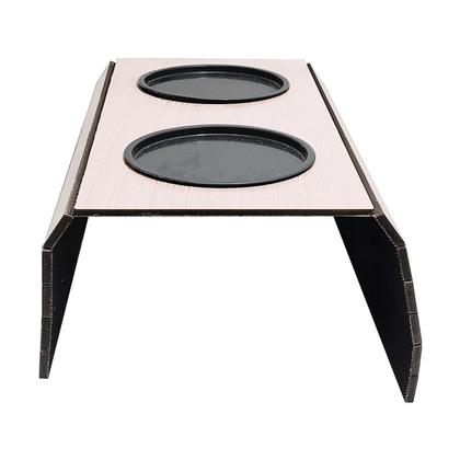 Imagem de Esteira Para BraÇO De SofÁ FlexÍVel Com Porta Copos Branco