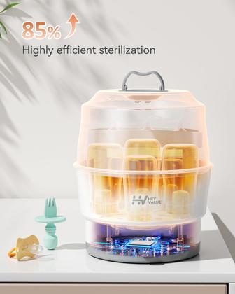 Imagem de Esterilizador de Garrafas HEYVALUE - Fácil Controle com um Botão - Sem BPA