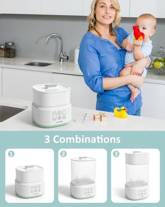 Imagem de Esterilizador e Secador de Mamadeiras Elétrico HAUTURE - Baby Sanitizer