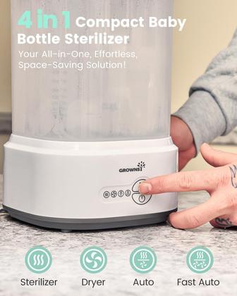 Imagem de Esterilizador e Secador de Mamadeiras GROWNSY Compact - Elétrico