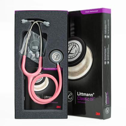 Imagem de Estetoscópio 3m Littmann Classic lll Rosa Pérola 5633