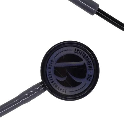 Imagem de Estetoscópio Bic Eternity III Duplo Cinza Black Adulto e Pediátrico