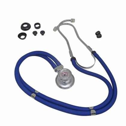 Imagem de Estetoscópio Duplo Rappaport Premium Cor Azul