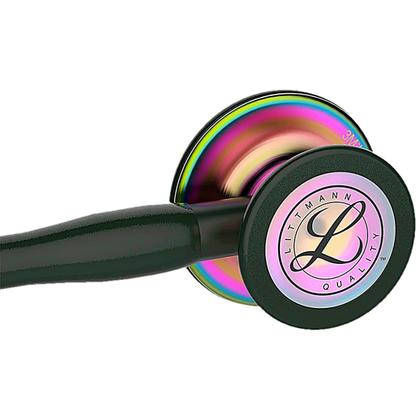 Imagem de Estetoscópio Littmann Cardiology IV Preto com Rainbow 6165