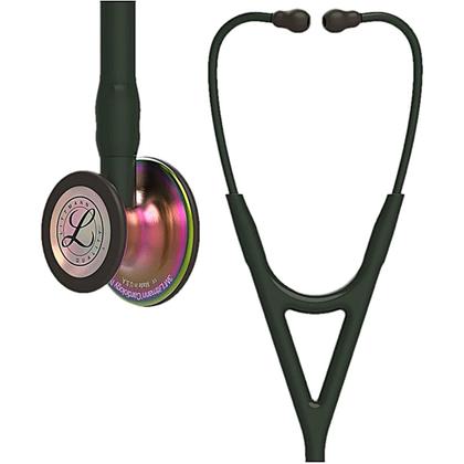 Imagem de Estetoscópio Littmann Cardiology IV Preto com Rainbow 6165