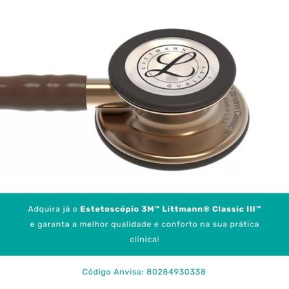 Imagem de Estetoscópio Littmann Classic III 3M