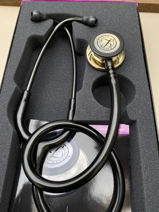 Imagem de Estetoscópio Littmann Classic III 5861 Black Champagne - 3M