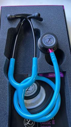 Imagem de Estetoscópio Littmann Classic III 5872 Turquesa Smoke - 3M