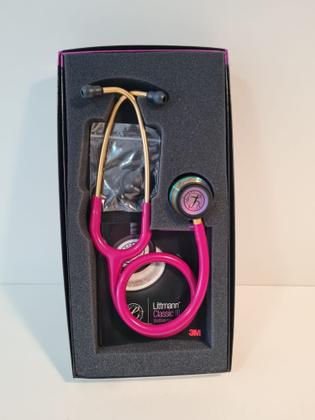 Imagem de Estetoscópio Littmann Classic lll Framboesa Rainbow 5806 - 3m