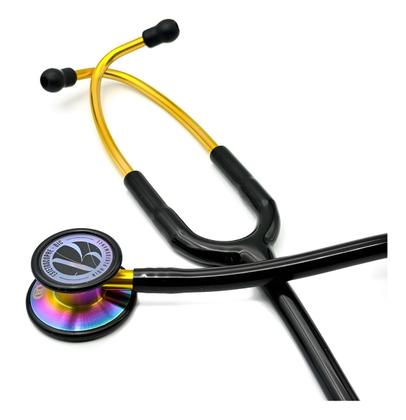 Imagem de Estetoscopio Médico Inox BIC Eternity III Preto Raibow Ausculta Alta Qualidade