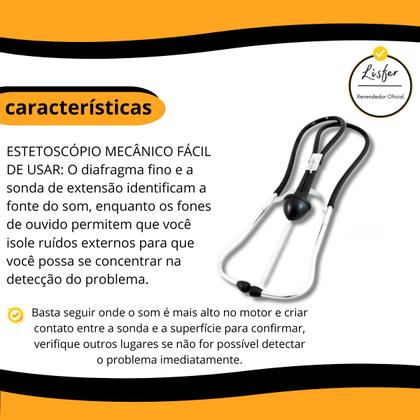 Imagem de Estetoscópio Para Diagnóstico Cilindro Do Motor - Lisfer