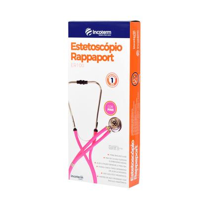 Imagem de Estetoscópio Rappaport Pink Er100 Incoterm.