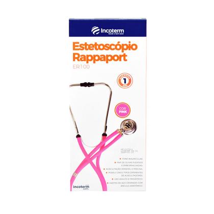 Imagem de Estetoscópio Rappaport Pink Er100 Incoterm.
