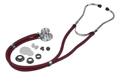 Imagem de Estetoscópio Rappaport Profissional Para Médicos Enfermagem Estudantes Cor Vinho