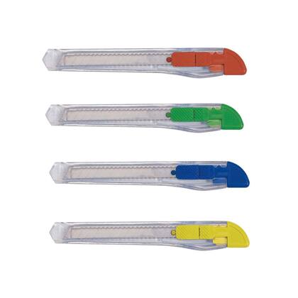 Imagem de Estilete Cristal Colorido Lâmina Estreita 9mm CIS