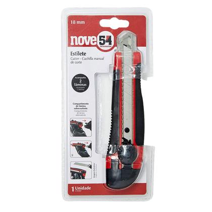 Imagem de Estilete Emborrachado 18mm Nove54