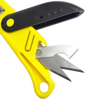 Imagem de Estilete Estreito Lâmina Riscador Riscar Cortar Acrilico Mdf