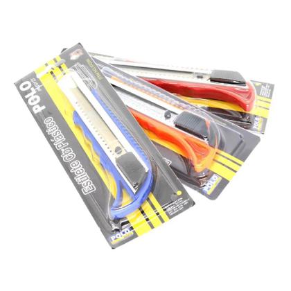 Imagem de Estilete Profissional De Metal Multiuso 18mm Com Trava Corte