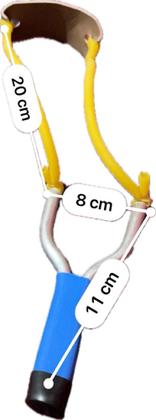Imagem de Estilingue Atiradeira Reforçada - Pesca, Caça. - thiguilures